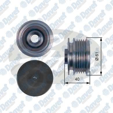 GATES OAP7117 Alternator Kasnagi Accent 05-> Era Elantra 06-> Getz 03-> I20 08-> I30 07-> I40 Cw 2011-> Matrix 04-> Ceed 06-> Pro Ceed 2012-> Cerato 05-> Rio Ii 05-> Venga 2010>